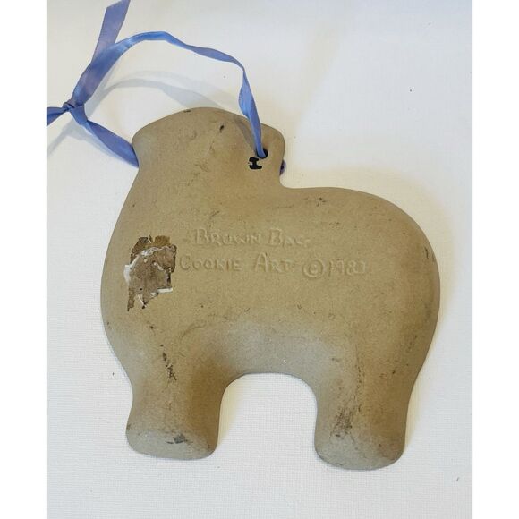 Brown Bag Cookie Art Mold Sheep Lamb Retired 1983 Easter Spring Baking Cottage - Picture 2 of 5